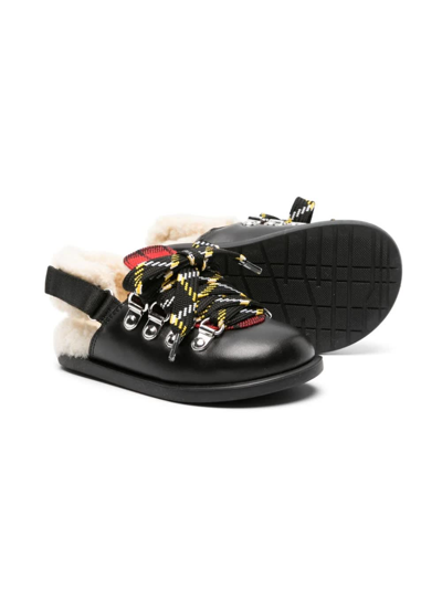 Shop Dsquared2 Hikinig Mules With Strap In Black