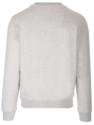 Shop Maison Kitsuné Grey Fox Champion Sweatshirt