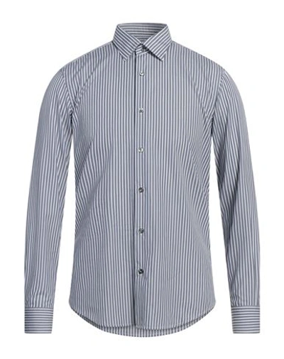 Shop Pal Zileri Man Shirt Navy Blue Size 16 ½ Cotton