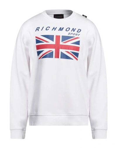 Shop John Richmond Man Sweatshirt White Size Xs Cotton