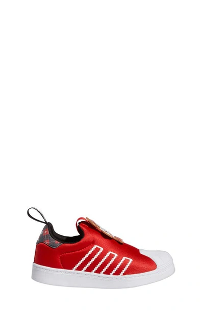 Shop Adidas Originals Kids' Superstar 360 Sneaker In Red/ Footwear White