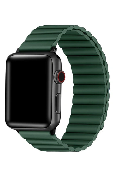 Shop The Posh Tech Magnetic Silicone Apple Watch® Watchband In Green