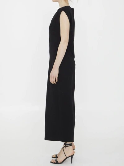 Shop The Row Blathine Dress In Cady In Black