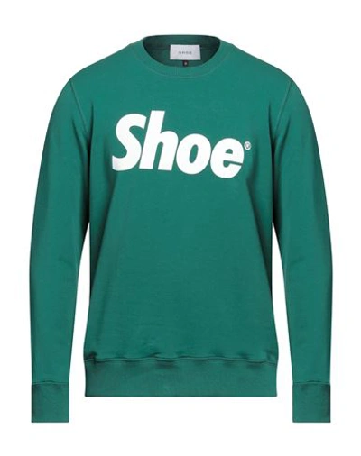 Shop Shoe® Shoe Man Sweatshirt Deep Jade Size Xxl Cotton, Elastane In Green