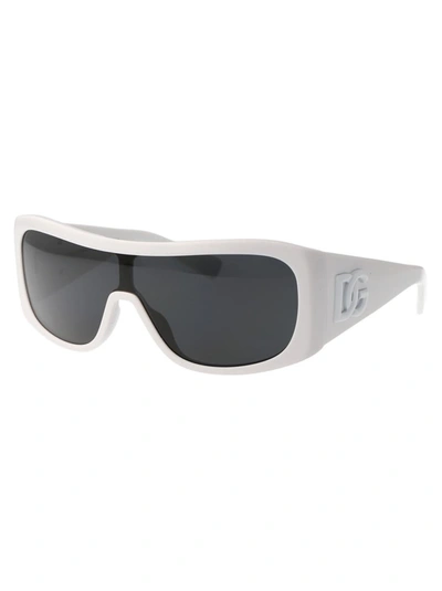 Shop Dolce & Gabbana Sunglasses In 331287 White