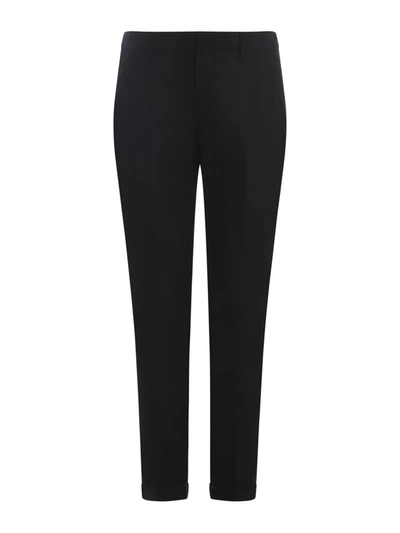 Shop Dondup Trousers  "gaubert" In Black