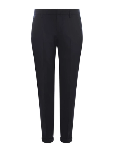 Dondup Trousers  Gaubert In Virgin Wool In Blue