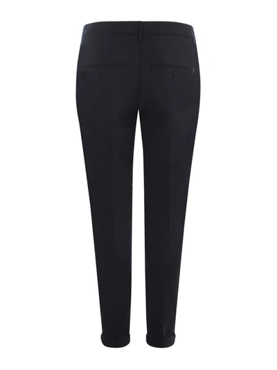 Dondup Trousers  Gaubert In Virgin Wool In Blue