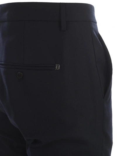 Dondup Trousers  Gaubert In Virgin Wool In Blue