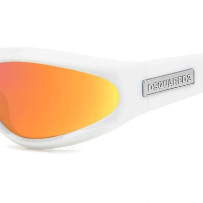 Shop Dsquared2 Sunglasses In White