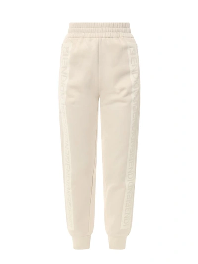 Shop Fendi Trouser In White