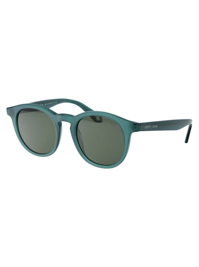 Shop Giorgio Armani Sunglasses In 604431 Opaline Green