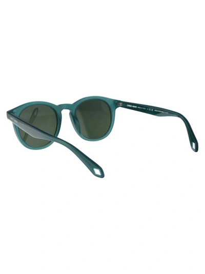 Shop Giorgio Armani Sunglasses In 604431 Opaline Green