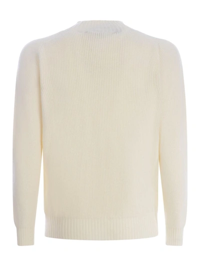Shop Amaranto Amaránto Sweater In Cream