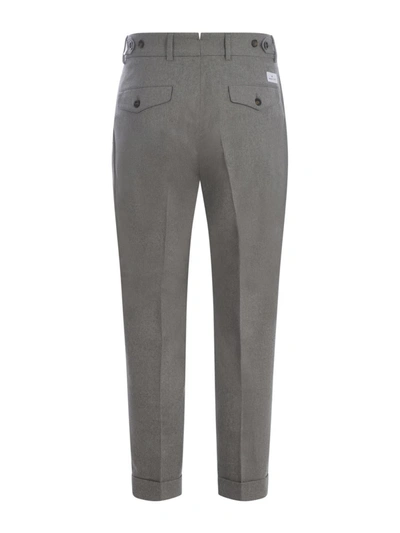 Shop Manuel Ritz Trousers In Light Grey