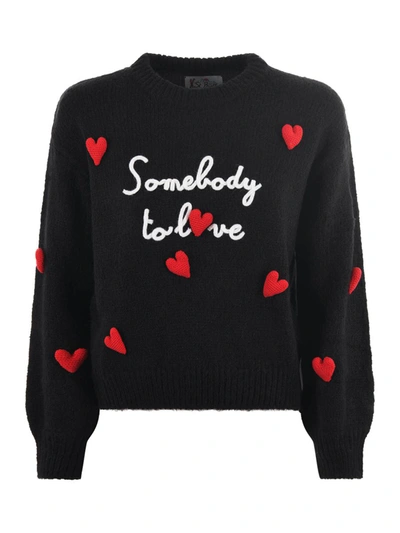 Shop Mc2 Saint Barth Sweaters Black