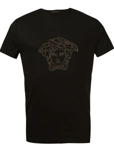 Shop Versace Mini 'medusa Head' T-shirt