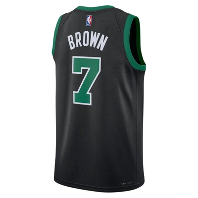 Shop Jordan Brand Unisex  Jaylen Brown Black Boston Celtics Swingman Jersey