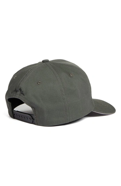 Shop Afield Out Carbon Embroidered Baseball Cap In Green