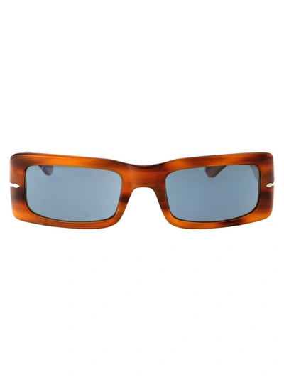 Persol Sunglasses In 960/56 Striped Brown