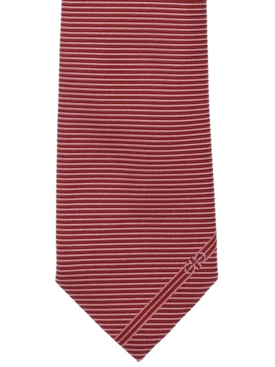 Shop Ferragamo Ties In Red