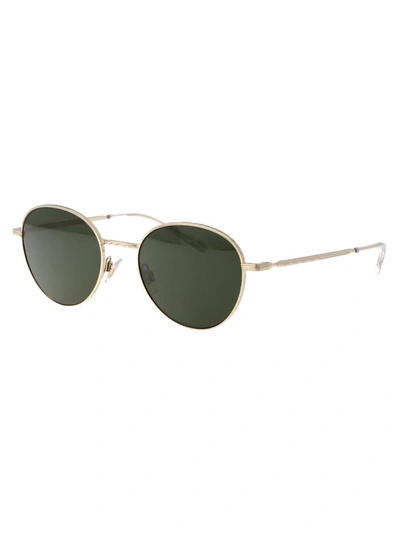 Shop Polo Ralph Lauren Sunglasses In 942571 Shiny Pale Gold