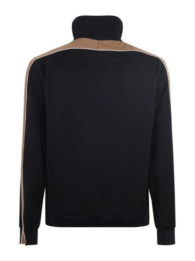 Shop Yes London Sweaters In Nero/cammello