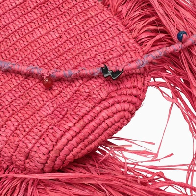 Shop Made For A Woman Dark Kifafa Phone Bag In Pink