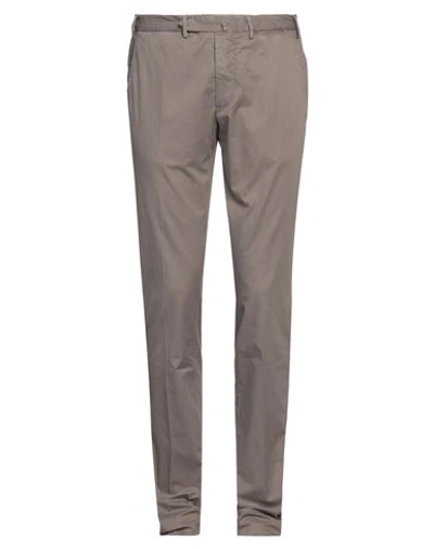 Shop Santaniello Man Pants Dove Grey Size 38 Cotton, Elastane