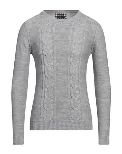 Shop North Pole Man Cardigan Grey Size M Cotton, Wool, Acrylic