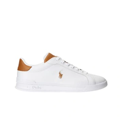 Shop Ralph Lauren Menswear Hrt Ct Ii-sneakers High Top Lace In White