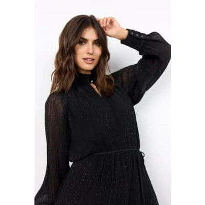 Shop Soya Concept Valerie Dress In Black 40401