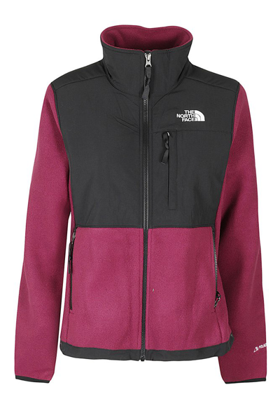 Shop The North Face Denali Colourblock Zipped Jacket In Multi