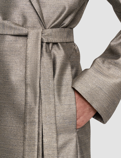 Joseph Clotilde Metallic Single-button Coat In Metallic Spark
