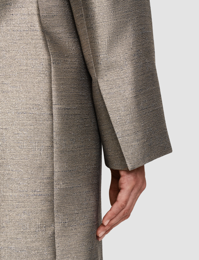 Joseph Clotilde Metallic Single-button Coat In Metallic Spark