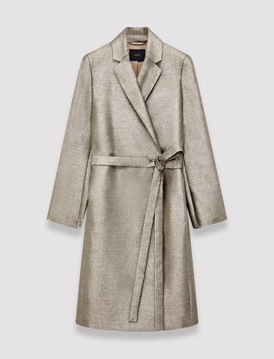 Joseph Clotilde Metallic Single-button Coat In Metallic Spark