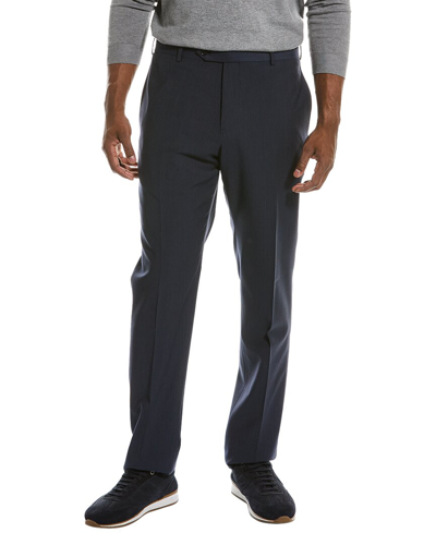 Shop Brooks Brothers Classic Wool-blend Pant In Navy