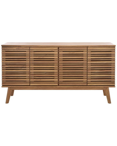 Safavieh Atlantes 4-door 4-shelf Media Stand In Brown