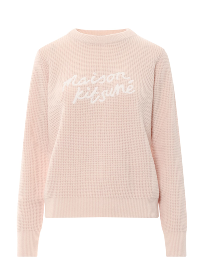 Shop Maison Kitsuné Sweater In Pink