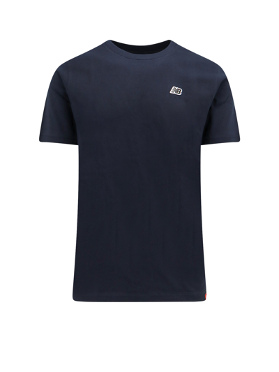 Shop New Balance T-shirt In Blue