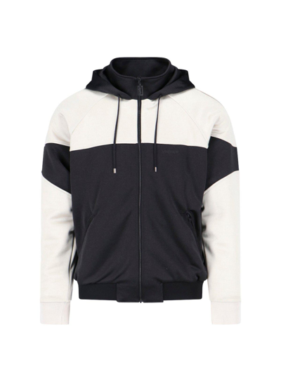 Shop Saint Laurent Panelled Hooded Jacket