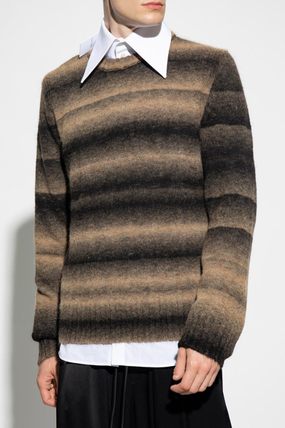 Shop Paul Smith Striped Sweater In Cammello Nero