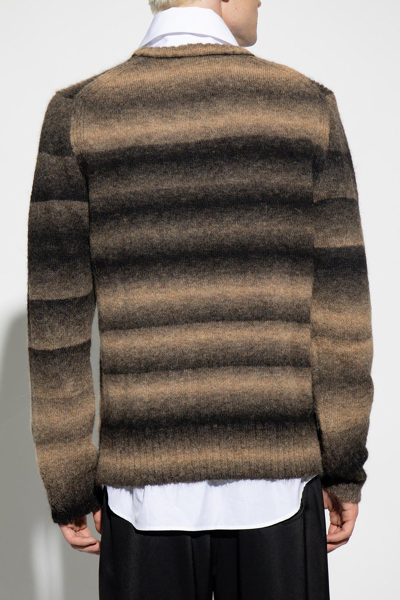Shop Paul Smith Striped Sweater In Cammello Nero