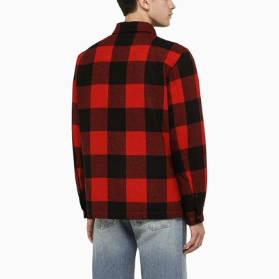Shop Woolrich Red And Black Check Shirt
