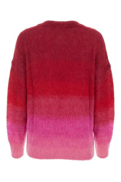 Shop Marant Etoile Multicolor Mohair Blend Drussellh Sweater In Pink