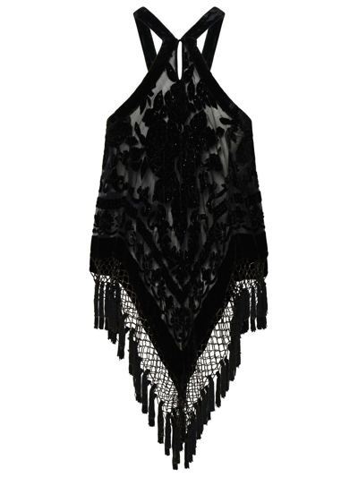 Shop Isabel Marant Halterneck Embellished Top In Black