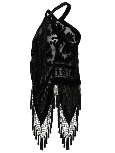 Shop Isabel Marant Halterneck Embellished Top In Black