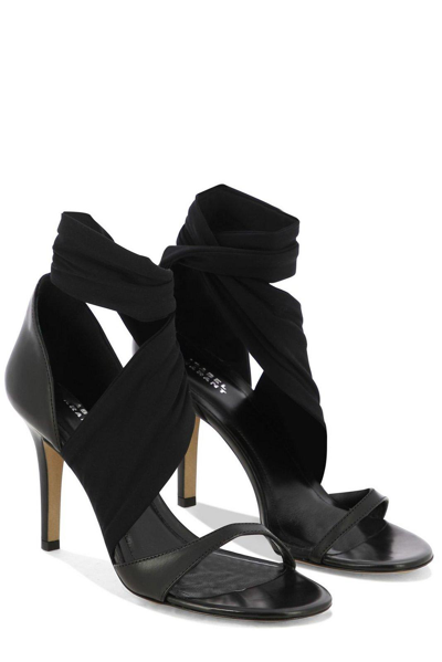 Shop Isabel Marant Askja High-heeled Sandals In Black