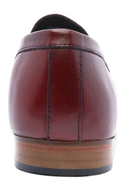 Anthony Veer Filmore Bit Loafers In Oxblood