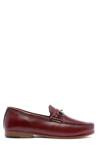 Anthony Veer Filmore Bit Loafers In Oxblood